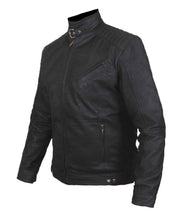 Load image into Gallery viewer, Men's Stylish Superb Real Genuine Leather Bomber Biker Jacket #502-LE