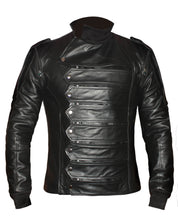 Load image into Gallery viewer, Men's Stylish Superb Real Genuine Leather Bomber Biker Jacket #504-LE