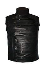 Load image into Gallery viewer, Men's Stylish Superb Real Faux Leather Bomber Biker Jacket #504-FL