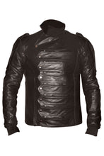 Load image into Gallery viewer, Men's Stylish Superb Real Genuine Leather Bomber Biker Jacket #504-LE