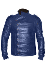 Load image into Gallery viewer, Men's Stylish Superb Real Genuine Leather Bomber Biker Jacket #504-LE