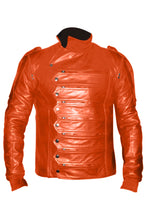 Load image into Gallery viewer, Men's Stylish Superb Real Genuine Leather Bomber Biker Jacket #504-LE