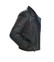 Load image into Gallery viewer, Men's Stylish Superb Real Genuine Leather Bomber Biker Jacket #509-LE