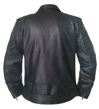 Load image into Gallery viewer, Men's Stylish Superb Real Faux Leather Bomber Biker Jacket #511-FL