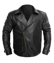 Load image into Gallery viewer, Men's Stylish Superb Real Faux Leather Bomber Biker Jacket #525-FL