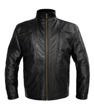 Load image into Gallery viewer, Men's Stylish Genuine Leather Motorbike Bomber Biker Vintage Style Jacket #530-LE