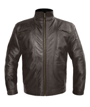 Load image into Gallery viewer, Men's Stylish Genuine Leather Motorbike Bomber Biker Vintage Style Jacket #530-LE