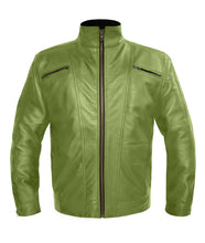 Load image into Gallery viewer, Men's Stylish Genuine Leather Motorbike Bomber Biker Vintage Style Jacket #530-LE