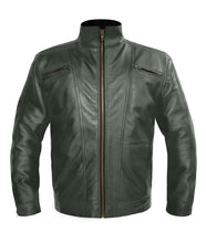 Load image into Gallery viewer, Men's Stylish Genuine Leather Motorbike Bomber Biker Vintage Style Jacket #530-LE