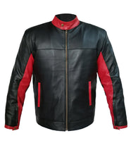 Load image into Gallery viewer, Men's Stylish Superb Real Faux Leather Bomber Biker Jacket #535-FL