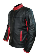Load image into Gallery viewer, Men's Stylish Superb Real Faux Leather Bomber Biker Jacket #535-FL