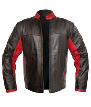 Load image into Gallery viewer, Men's Stylish Superb Real Genuine Leather Bomber Biker Jacket #535-LE