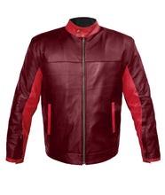 Load image into Gallery viewer, Men's Stylish Superb Real Genuine Leather Bomber Biker Jacket #535-LE