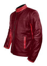 Load image into Gallery viewer, Men's Stylish Superb Real Genuine Leather Bomber Biker Jacket #535-LE