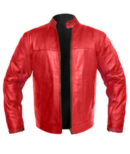 Load image into Gallery viewer, Men's Stylish Superb Real Genuine Leather Bomber Biker Jacket #535-LE
