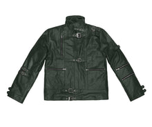 Load image into Gallery viewer, Men's Stylish Superb Real Genuine Leather Bomber Biker Jacket #539-LE