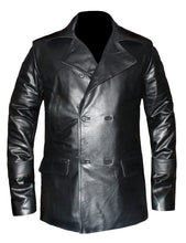 Load image into Gallery viewer, Men's Stylish Superb Real Genuine Leather Bomber Biker Jacket #545-LE