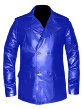 Load image into Gallery viewer, Men's Stylish Superb Real Genuine Leather Bomber Biker Jacket #545-LE