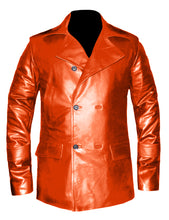 Load image into Gallery viewer, Men's Stylish Superb Real Genuine Leather Bomber Biker Jacket #545-LE