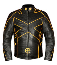 Load image into Gallery viewer, Men's Stylish Superb Real Faux Leather Bomber Biker Jacket #551-FL