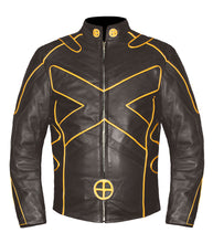 Load image into Gallery viewer, Men's Stylish Superb Real Genuine Leather Bomber Biker Jacket #551-LE