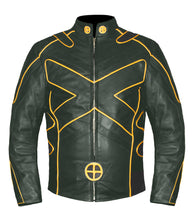 Load image into Gallery viewer, Men's Stylish Superb Real Genuine Leather Bomber Biker Jacket #551-LE