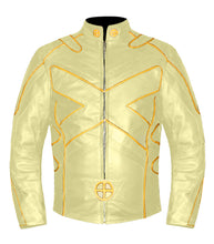 Load image into Gallery viewer, Men's Stylish Superb Real Genuine Leather Bomber Biker Jacket #551-LE