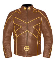 Load image into Gallery viewer, Men's Stylish Superb Real Genuine Leather Bomber Biker Jacket #551-LE