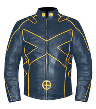 Load image into Gallery viewer, Men's Stylish Superb Real Genuine Leather Bomber Biker Jacket #551-LE