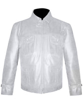 Load image into Gallery viewer, Men's Stylish Superb Real Genuine Leather Bomber Biker Jacket #553-LE