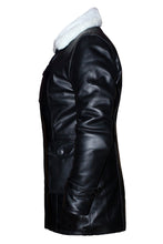 Load image into Gallery viewer, Men's Stylish Superb Real Genuine Leather Bomber Biker Jacket #566-LE