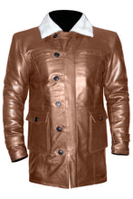 Load image into Gallery viewer, Men's Stylish Superb Real Genuine Leather Bomber Biker Jacket #566-LE