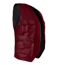 Load image into Gallery viewer, Men's Stylish Superb Real Genuine Leather Bomber Biker Jacket Vest #577-LE