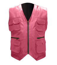 Load image into Gallery viewer, Men's Stylish Superb Real Genuine Leather Bomber Biker Jacket Vest #577-LE