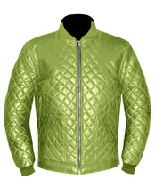 Load image into Gallery viewer, Men's Stylish Superb Real Genuine Leather Bomber Biker Jacket #583-LE