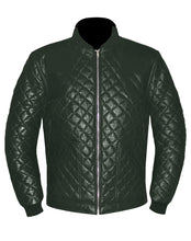 Load image into Gallery viewer, Men's Stylish Superb Real Genuine Leather Bomber Biker Jacket #583-LE