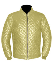 Load image into Gallery viewer, Men's Stylish Superb Real Genuine Leather Bomber Biker Jacket #583-LE