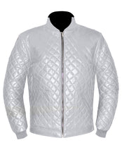 Load image into Gallery viewer, Men's Stylish Superb Real Genuine Leather Bomber Biker Jacket #583-LE