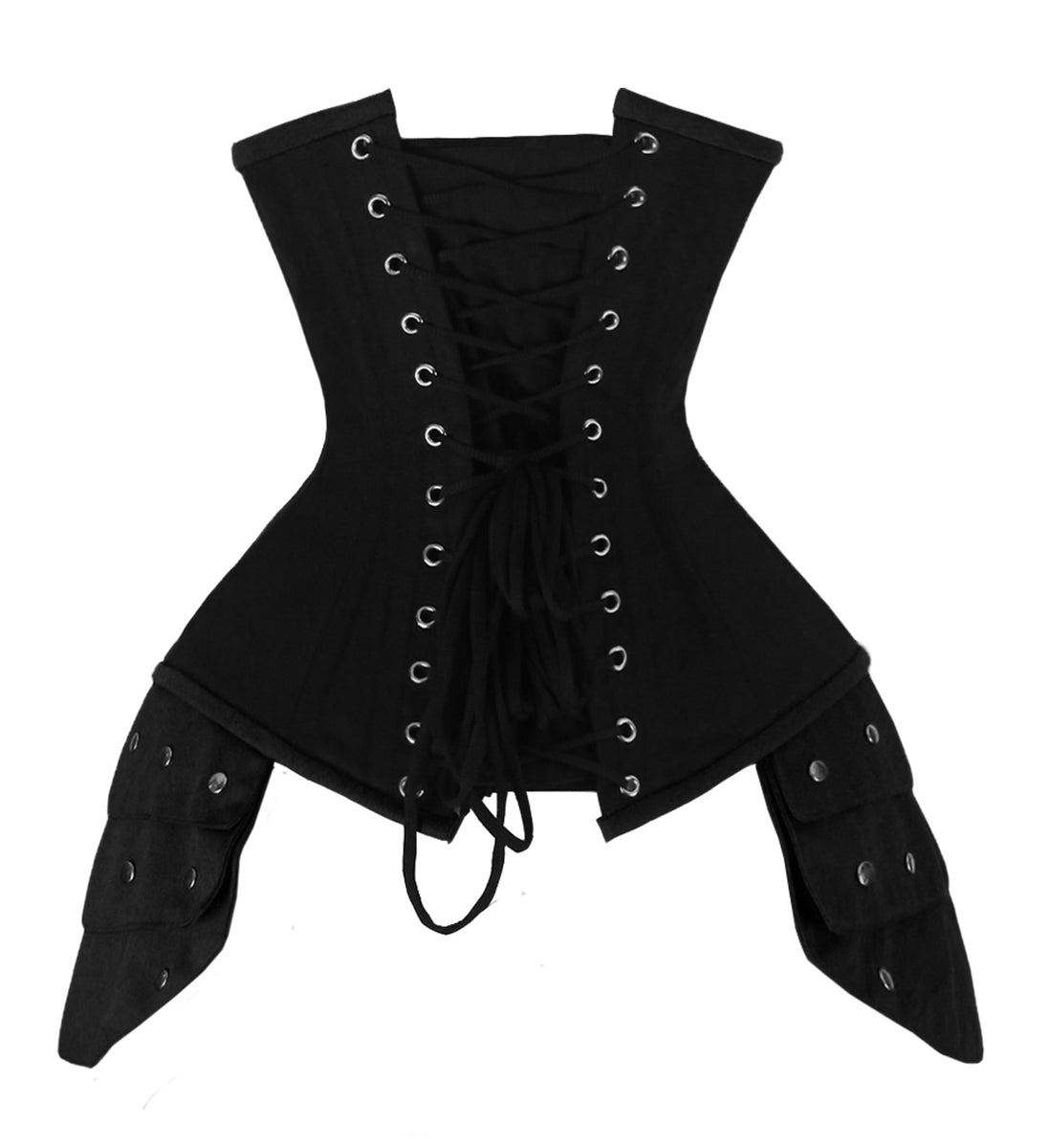 Ps8-shop Heavy Duty 26 Double Steel Boned Waist Training Real Leather Underbust Tight Shaper Corset 8405-A-LE - Foto 12