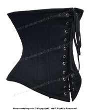 Load image into Gallery viewer, Heavy Duty 26 Double Steel Boned Waist Training Cotton Underbust Tight Shaper Corset #8023-TC