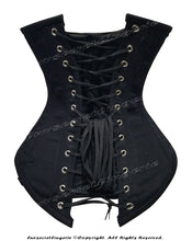 Load image into Gallery viewer, Heavy Duty 26 Double Steel Boned Waist Training Cotton Underbust Tight Shaper Corset #8023-TC