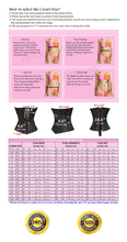 Load image into Gallery viewer, Heavy Duty 26 Double SteelBoned Waist Training Genuine Leather Underbust Tight Shaper Corset 1219-LE