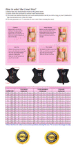 Load image into Gallery viewer, luvsecretlingerie Heavy Duty 26 Double Steel Boned Waist Training Cotton Wider Hip Underbust Shaper Corset #450-MC-TC