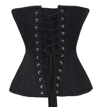Load image into Gallery viewer, Heavy Duty 26 Double Steel Boned Waist Training Cotton Underbust Shaper Corset #450-TC1