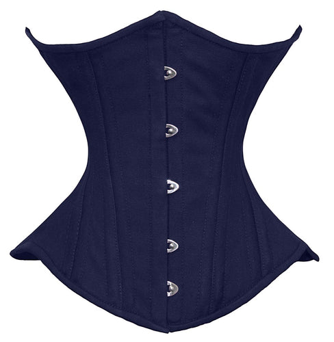 Heavy Duty 26 Double Steel Boned Waist Training Cotton Underbust Shaper Corset #450-TC1