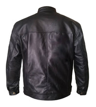 Load image into Gallery viewer, Men&#39;s Stylish Superb Real Genuine Leather Bomber Biker Jacket #501-LE