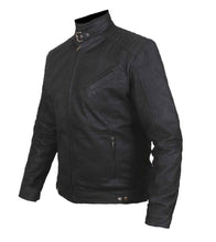 Load image into Gallery viewer, Men&#39;s Stylish Superb Real Genuine Leather Bomber Biker Jacket #502-LE
