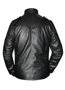 Men's Stylish Superb Real Genuine Leather Bomber Biker Jacket #504-LE