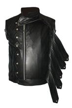 Load image into Gallery viewer, Men&#39;s Stylish Superb Real Faux Leather Bomber Biker Jacket #504-FL