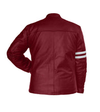 Load image into Gallery viewer, Men&#39;s Stylish Superb Real Genuine Leather Bomber Biker Jacket #507-LE
